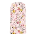 thumbnail image 6 of ClodeEU Women's Summer Printed V Neck Sleeveless Tank Top ,Trendy Cozy Loose Blouse Multicolor 05,Womens Plus M, 6 of 7