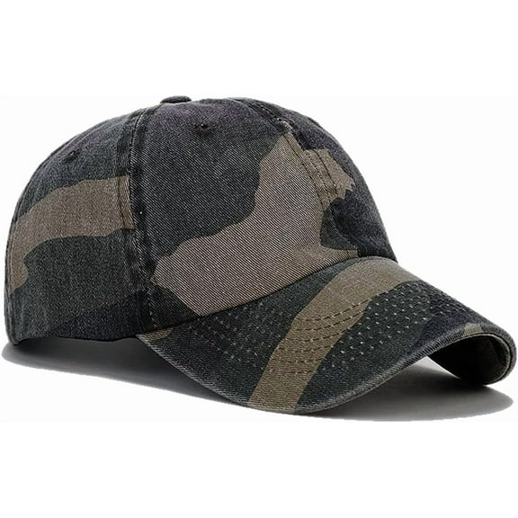 YooGuoGuo Unisex Military Army Hat Men Women Baseball Cap Flat Top Cap Adjustable Camo Cadet Cap