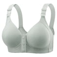 thumbnail image 1 of Bmisegm Women's Comfortable Transparent Backless Bra with Convertible Straps and Cordless Design for All-Day Wear Green 42, 1 of 2