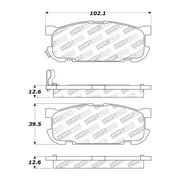 StopTech 309.08910 StopTech Sport Brake Pads;
