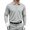 Light Gray, variant on LWavelet Long Sleeve Polo Shirts for Men Casual Button Dress Knit Golf Shirt Classic Business Office Collared Shirts
