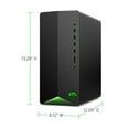 thumbnail image 5 of HP Gaming R5 RX 5500 Gaming Desktop, AMD Ryzen 5-5600G, AMD Radeon RX 5500, 8GB RAM, 256GB SSD, Black, Windows 10, TG01-2003w, 5 of 10