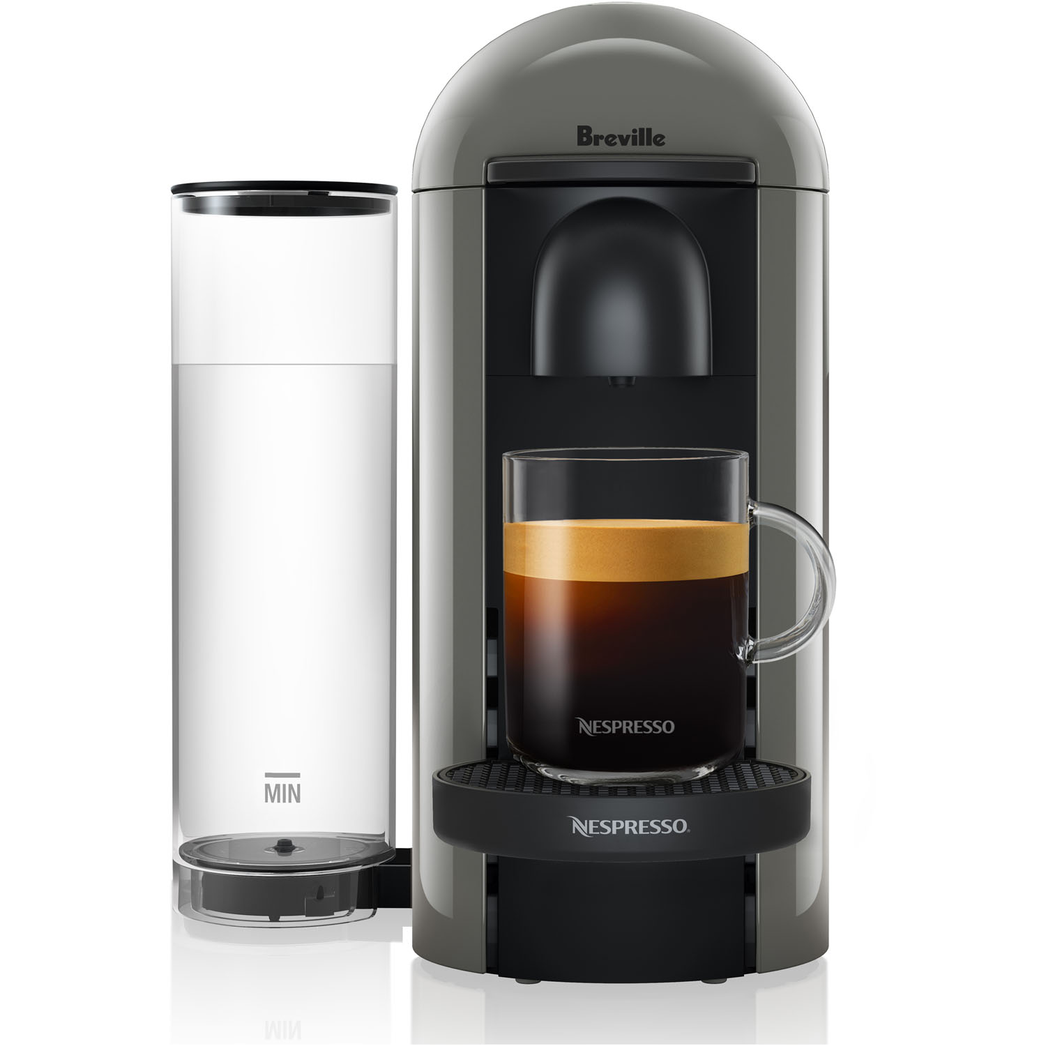 Nespresso VertuoPlus Coffee and Espresso Maker by Breville, Gray - image 5 of 6