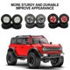 thumbnail image 5 of Llantas resistentes al desgaste Bewildely Neumáticos 1/24 Axial SCX24 Crawler RC Negro, 5 of 6