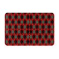 thumbnail image 1 of Balery Argyle Plaid Felpudo de franela, resistente a las manchas y a la decoloración, para uso interior y exterior, fácil de limpiar, 40 x 60 cm, 1 of 7