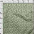 thumbnail image 3 of oneOone Viscose Chiffon Light Green Fabric Leaves Sewing Material Print Fabric By The Yard 42 Inch Wide, 3 of 4