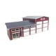 thumbnail image 4 of Modelo de construcción de casa Escena en miniatura Colección de modelos Simulación de ensamblaje DIY Estilo A, 4 of 9