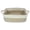 Khaki, variant on FXMLRLK 1 Pack Woven Cotton Rope Storage Basket with Handles for Organizing Shelves Closet Small Cat Dog Pet Toy Baskets Box Bin Decorative Rectangle Basket Gift Basket Empty(Black)