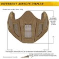 thumbnail image 7 of Wosport V5 Conqueror Nylon Mask Ear Protection and Breath ability for Adult Male  Sports - Tan, 7 of 7