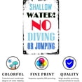 thumbnail image 4 of WWS-Metal No Lifeguard On Duty Swim At Your Own Risk Pool Sign For Rules Signs Safety Outdoor,12x8inch Aluminum, Fade Resistant, 4 of 4