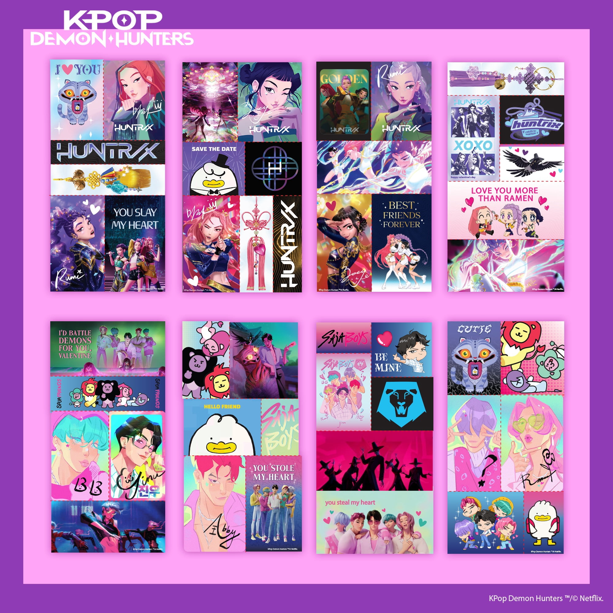 Netflix KPop Demon Hunters™ Sticker Share Packs