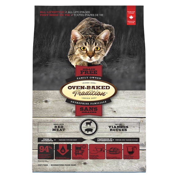 Oven Baked, GF Red Meat - Dry Cat Food