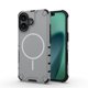 thumbnail image 1 of For iPhone 16 Funda [Compatible con Funda Protectora para Teléfono MagSafe] de Grado Militar con Airbag Anticaída de Color Sólido, Gris, For iPhone 16, 1 of 6