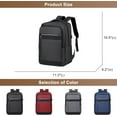 thumbnail image 5 of SikaFu Men's 15.6 inch Laptop Backpack Oxford Cloth Lightweight Large Capacity Commuting Bookbag with USB Charging Port, 5 of 7