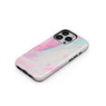 thumbnail image 3 of DesignSkinz Scratch-Resistant Hard Slim Case Compatible with iPhone 15 Pro (Compatible with MagSafe) - Marbleized Soft Pink, 3 of 9