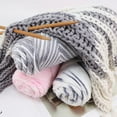 thumbnail image 6 of 5 Pcs Cotton Select Yarn 17.63oz/500g, Light Worsted Thick Yarn for Knitting Baby Wool Crochet Scarfcoat Sweater Weave Thread (20 Meet Pink), 6 of 7