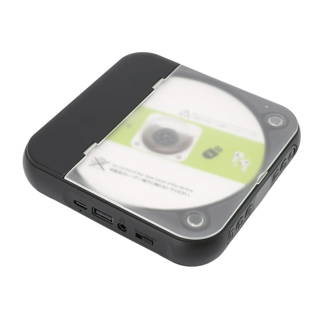 Reproductor De Música, Reproductor De CD De Estilo Retro Ajustable Con Velocidad, Altavoces Dobles BT Para Hacer Ejercicio En Casa, Viajar En Coche