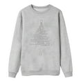 thumbnail image 4 of KHONTS Matching Family Christmas Sweatshirts Xmas Ugly Funny Jumper Long Sleeve Holiday Pullover Tops Kids Grey, 4 of 6