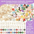 thumbnail image 7 of 404Pcs Charms Lip Gloss Keychain Making Kit, DIY Craft Supplies with Charms, Key Chain Hooks, Jump Rings, Lobster Clasps, Chains & Tools, Jewelry Making Kit for Custom Keychains, Bags, Gifts, 7 of 7