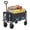 330 lbs Black, variant on SHOUFTW Foldable Wagon Cart with Wheels, 330 lbs Capacity, Portable Utility Cart with Adjustable Handle for Camping, Garden, Shopping, Sports, Black
