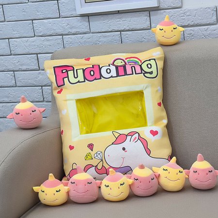 UPC: 0686557706826 | US Plush Stuffed Animal Imitation Snack Bag Cushion Toy Pillow with Little Dolls