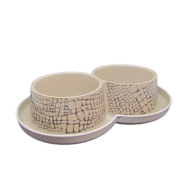 Plato doble para perro Moderna Anti-Hormiga 2x350ml Linea Wild Life