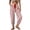 Red, variant on Gytharion Women's Stripes Cuffed Pants Drawstring Elastic Waist with Pockets Casual Loose Trousers