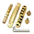 thumbnail image 1 of Saddle Bridge Guitar Step Bridge String Instruments Roller Sattle Bridge Guitar Replacement Includes 2 Wrenches for Beginners Women Men Musicians, 1 of 8