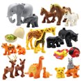 thumbnail image 2 of Grandes bloques de construcción de animales para ensamblar, accesorios compatibles con ladrillos, juegos de zoológico, dinosaurios, creatividad, juguetes de bricolaje para niños, regalo, 2 of 5