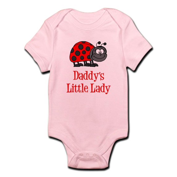 CafePress - Daddys Little Lady Infant Bodysuit - Baby Light Bodysuit