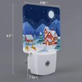 thumbnail image 3 of Mountain Night Light Plug in LED Lamp Automatic Sensor Night Lights Plug into Wall Natural Fresh Green Forest in Spring Bedroom Bright Decor Square Dim ATTOE s for Kids Children Girl Adult, 3 of 4