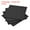 Black, variant on Uxcell Orange EVA Foam Sheets 10 x 10 Inch 7mm Thickness for Crafts DIY Projects, 4 Pcs