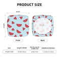 thumbnail image 6 of Balery Watermelon Stretch Couch Cushion Covers, Individual Sofa Cushion Covers, Soft Chair Sofa Seat Cushion Slipcover with Elastic Bottom Milk Silk-16.9in, 6 of 9