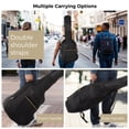 thumbnail image 4 of 2 Pcs Guitar Accessory Kit, 40 41-Inch Guitar Gig Bag with Adjustable Guitar Strap for Yamaha FS800, Shockproof Padded Acoustic Classical Guitar Carry Bag, Water-Resistant Fabric, 4 of 7