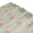 thumbnail image 3 of Yayeee Shower Curtain with Hooks 72"x72" Waterproof Fabric Bathroom Hanging Decor, Green Wildflowers Pattern, 3 of 5