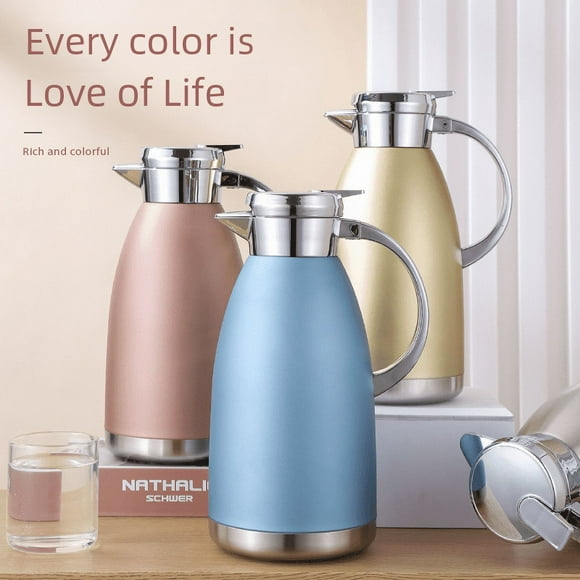 Hervidor eléctrico de acero inoxidable 304, hervidor doméstico de gran capacidad, hervidor de doble capa, cafetera, regalo