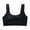 Black, variant on Women Seamless Full Bust Support Bra, Side Coverage No- Comfort Bralette, Adjustable Back Hook Underwire Bra for Everyday Wear Beige M