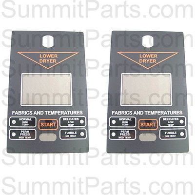 Full Overlay Panels - 2PK - LOWER CONTROL PANEL OVERLAY RH
