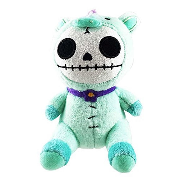 Furrybones Blue Enchanted Unicorn Unie Cute Skeleton Monster Plush Doll Toy Collectible
