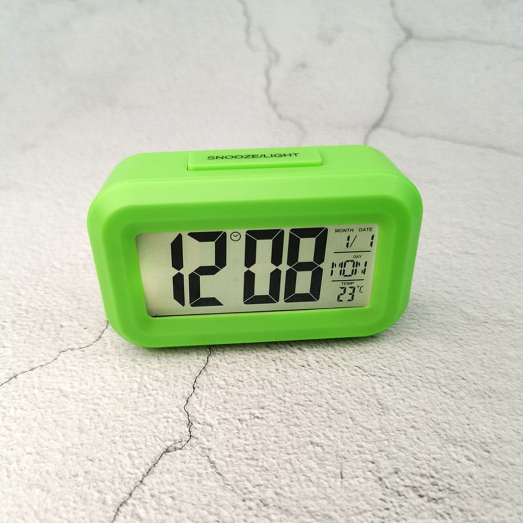 Easy To Read Digital Alarm Clock LED Backlight Control Night Light Decor