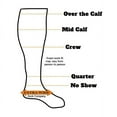 thumbnail image 5 of Extra Wide Athletic Quarter Sock (3 Pairs) for Men and Women, Made in USA, Pick your size, Do not size up., 5 of 6