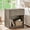 Grey, variant on Buildhom 2pc Fluted Nightstand with Charging Station, 23" Wide Wood End Table with 1 Drawer & Open Shelf for Bedroom, Living Room, White