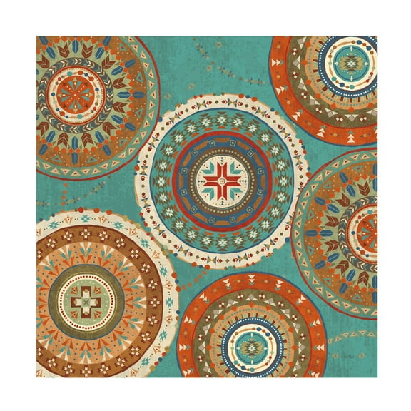 Veronique Charron 'Southwest At Heart XIII Square' Canvas Art