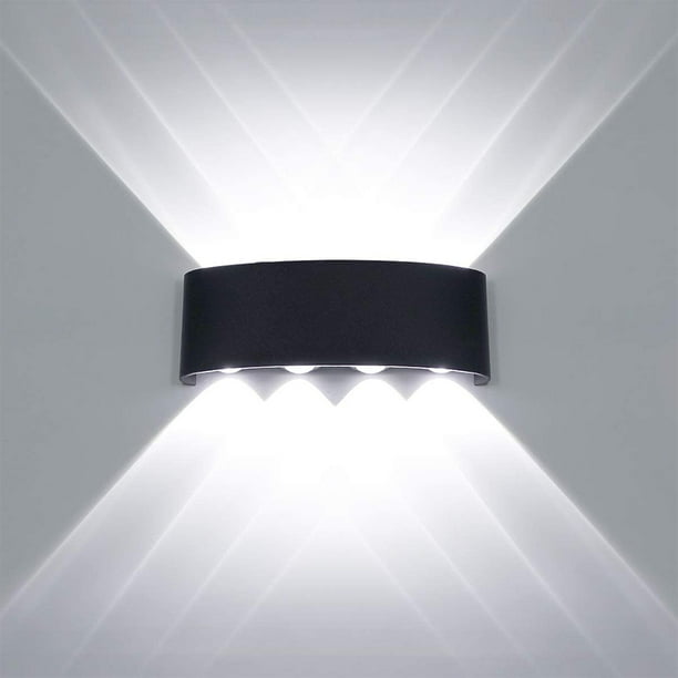 Vonter Modern Wall Sconces Waterproof Led Sconce Light Fixture Up Down Lamp Home Theater Matte Black White Lights For Outdoor Indoor Bedroom Living Room Hallway Porch 8w Com Vonter Modern Wall Sconces Waterproof, Modern Wall Light Fixtures