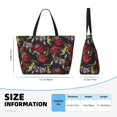 thumbnail image 4 of Fotbe Vintage Gaming Bolsa de Viaje para Playa - Resistente al Agua, Bolsa Tote de Gran Capacidad y Ligera con 7 Bolsillos para Mujeres y Hombres, 4 of 7