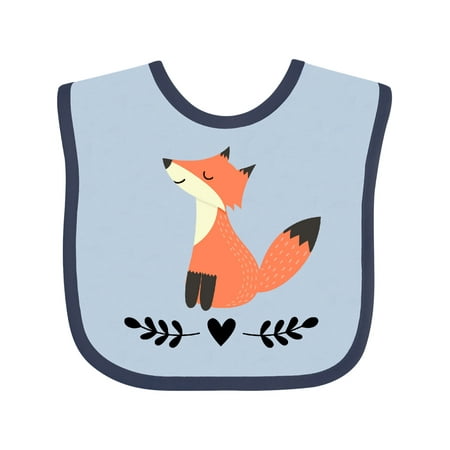 

Inktastic Fox for Girls Woodland Animal Gift Baby Girl Bib