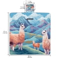 thumbnail image 2 of Alpaca Waterproof Canvas Picnic Blanket Outdoor Mat for Beach, Camping, Hiking - Large Foldable Portable Mat with Handle and Waterproof Backing - 200cm x 150cm, 2 of 6