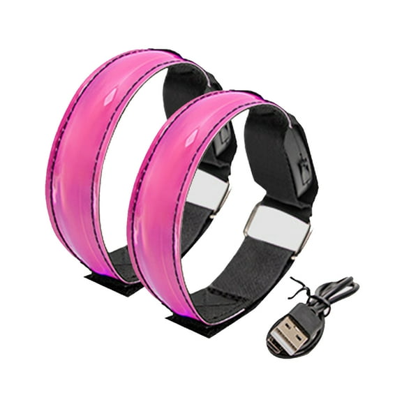 Reflective LED Light Armband Arm Strap Wristband for Joggers Bikers Walkers Night Cycling Running Outdoor Sports