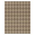 thumbnail image 4 of SUNDEREY 8'x10' Easy Jute Area Rugs for Living Room, Large Washable Bedroom Rug Non Slip, Diamond Indoor Outdoor Carpet, Modern Geometric Farmhouse Checkered Carpet for Dining Room Apartment,Khaki, 4 of 10