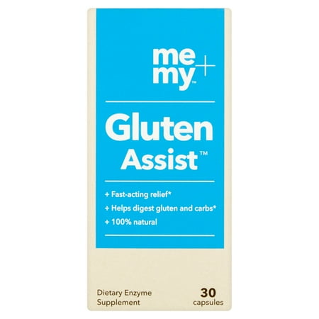 Foods Natural Enzymes - Me + My Gluten Assist Digestive Enzyme Supplement Capsules, 30 Count